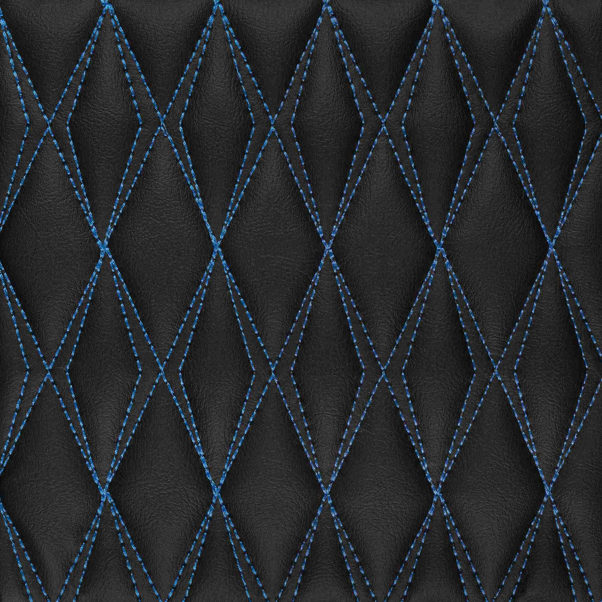 Luxus Car Mats™ - Svart og svart søm 3D luksusskinnstøvel/bagasjematte