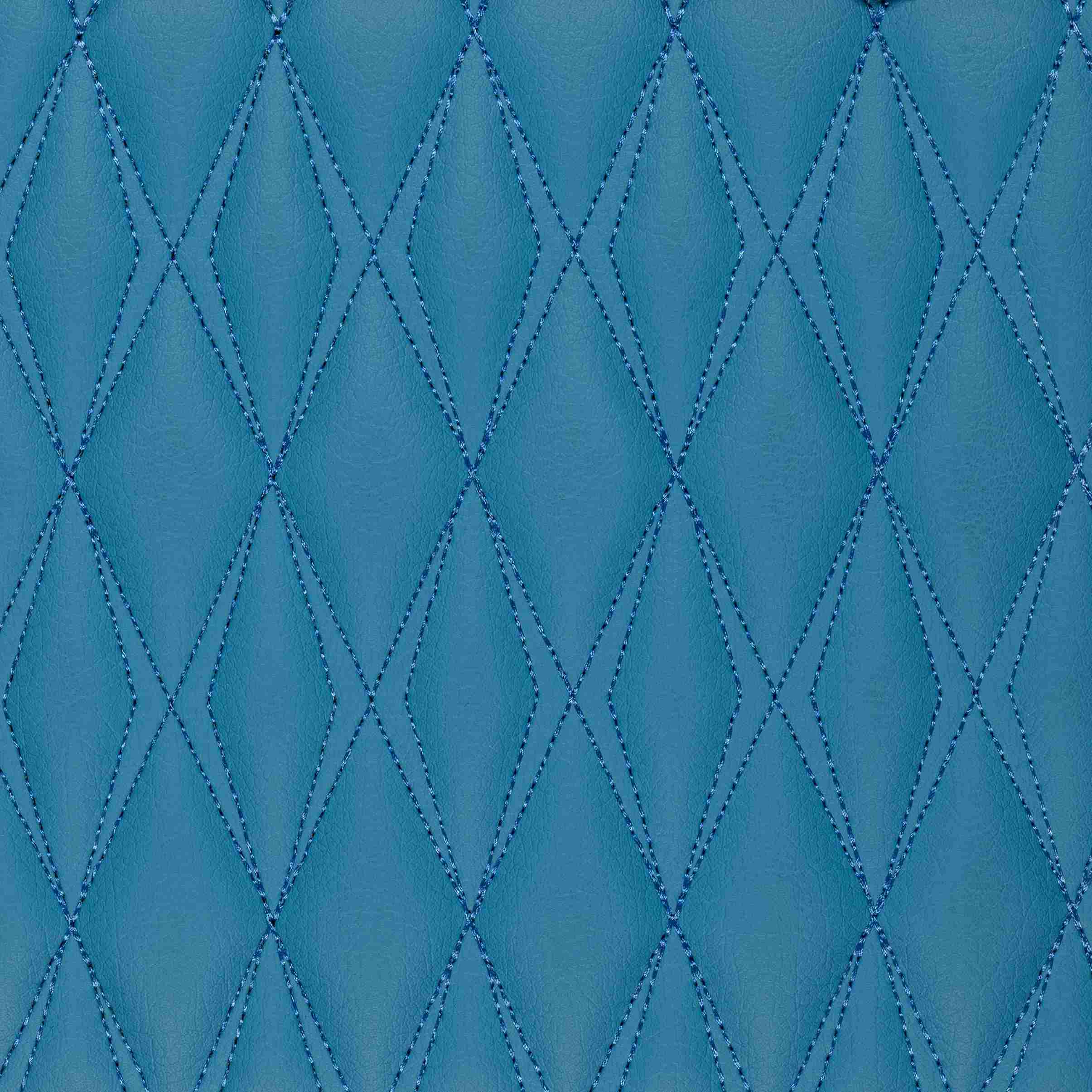 Luxus Car Mats™ - Tapete para maletero/maletero de cuero de lujo con costuras negras y negras en 3D