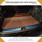 Fiery Orange Twin-Diamond Luxury Boot/Trunk Mat