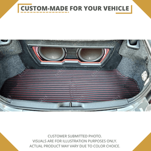 Plum Purple Twin-Diamond Luxury Boot/Trunk Mat