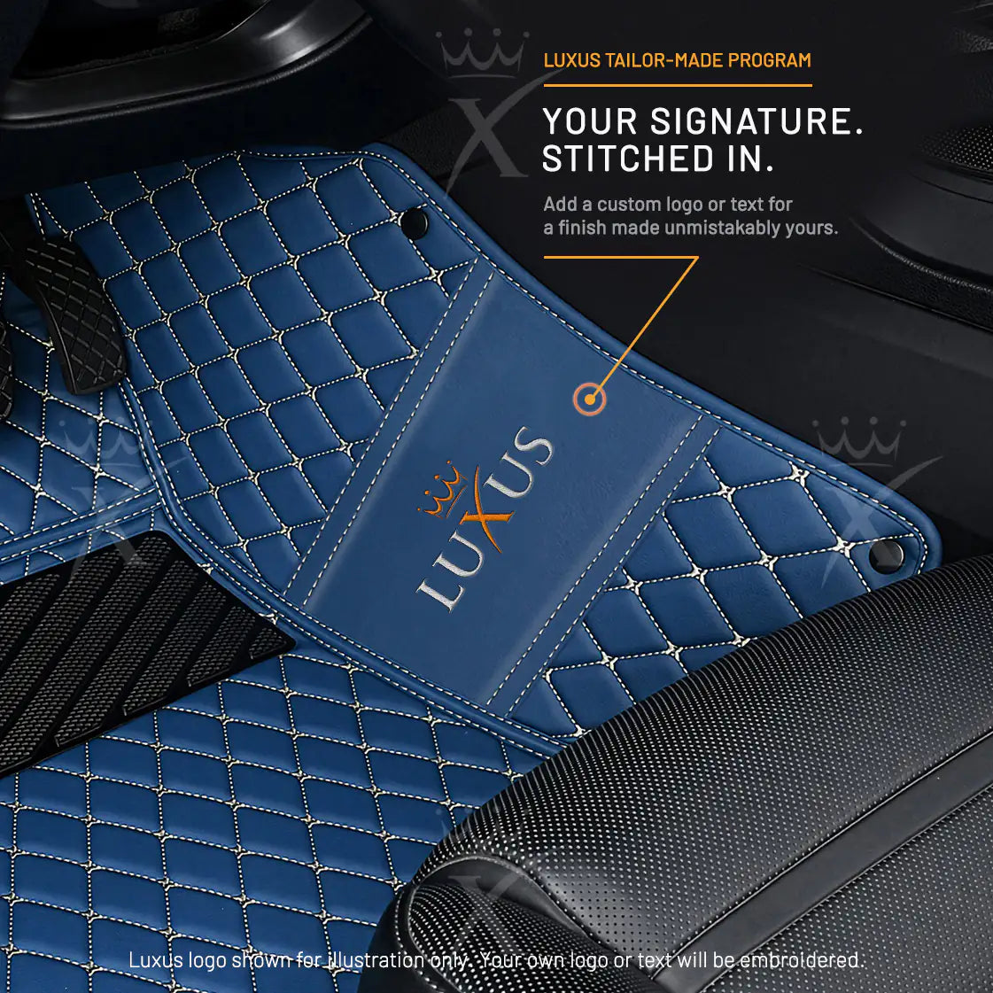 Luxus Car Mats™ - Juego de alfombrillas de lujo Vintage Blue