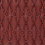 Twin-Diamond Wine Red Luxury Car Mats Set