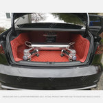 Black & Black Stitching 3D Diamond Luxury Boot/Trunk Mat