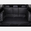 Luxus Car Mats™ - Svart og svart søm 3D luksusskinnstøvel/bagasjematte