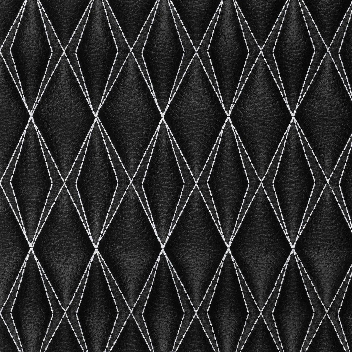 Tappetini per auto Luxus™ - Tappetino per bagagliaio/stivale in pelle di lusso 3D con cuciture nere e nere