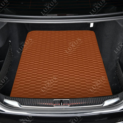 Luxus Honeycomb Base Series Trunk Mat | Caramel Brown