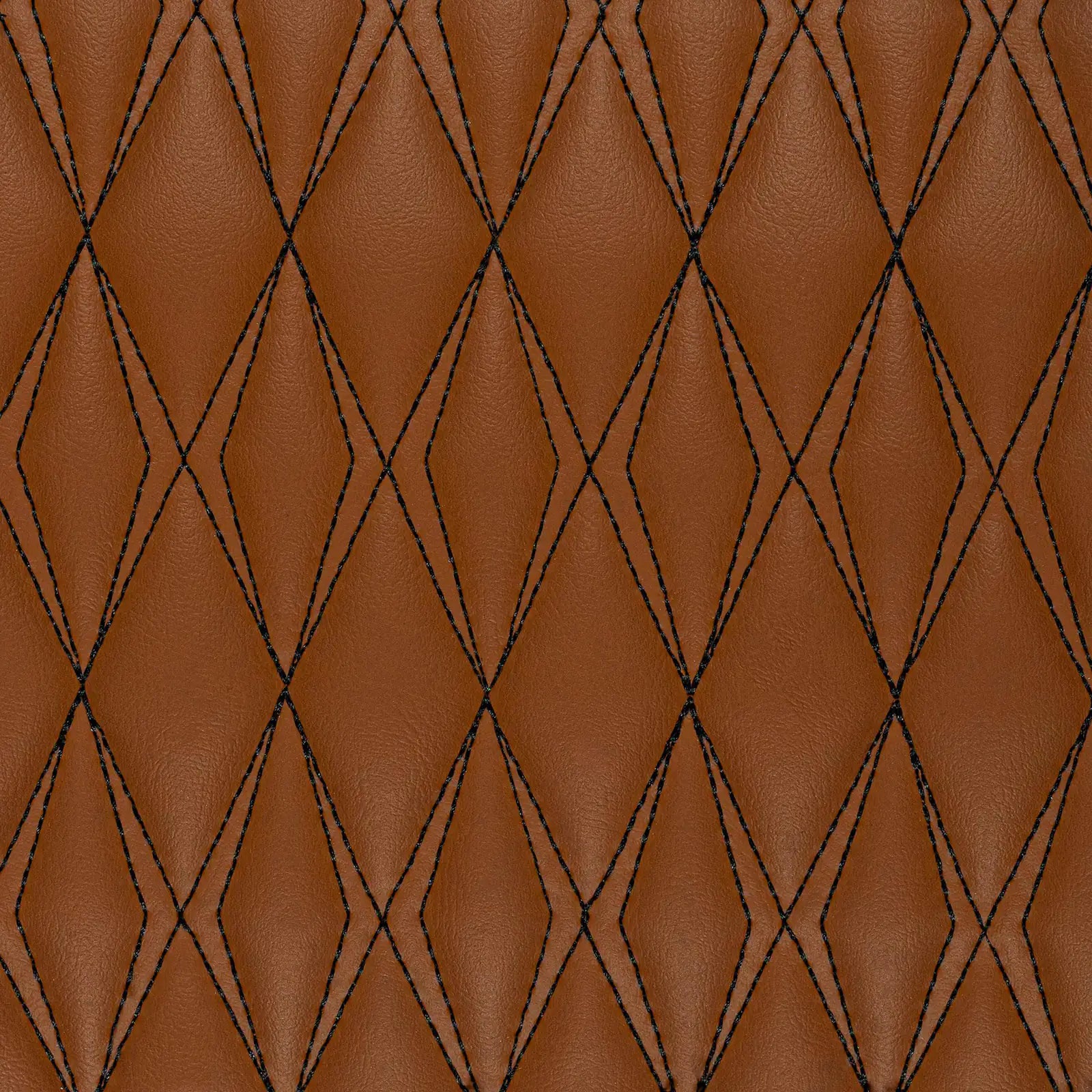Luxus Twin-Diamond Double Layer Series Floor Mats | Chocolate Brown & Sahara Stone Top Carpet