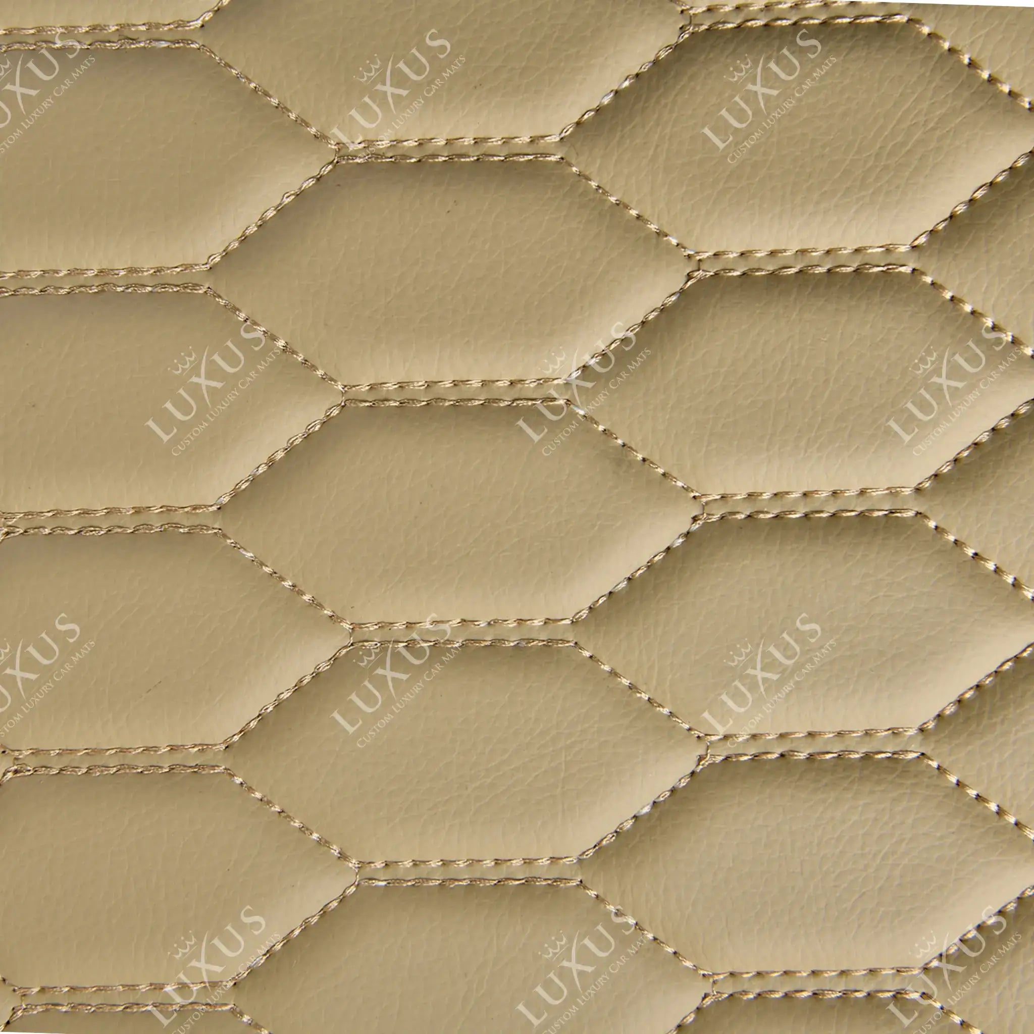 NEW Cream Beige Honeycomb Luxury Boot/Trunk Mat