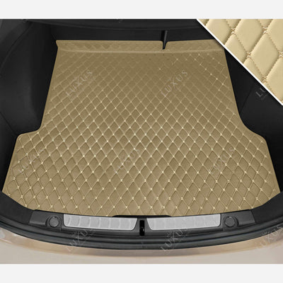 Luxus Diamond Base Series Trunk Mat | Cream Beige