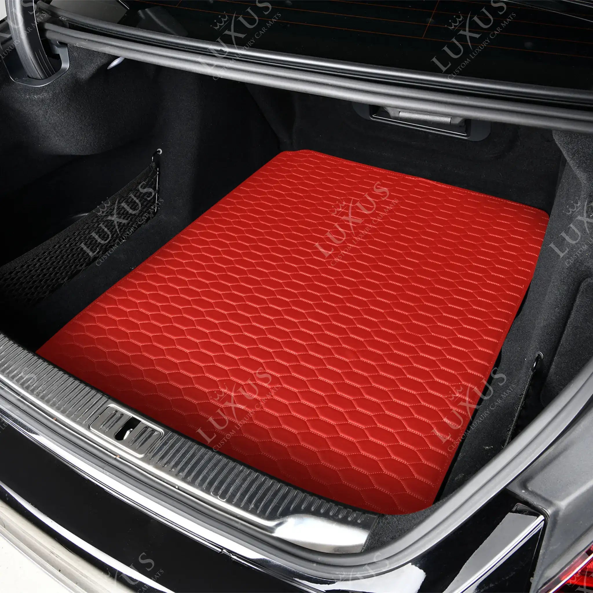 NEW Ferrari Red Honeycomb Luxury Boot/Trunk Mat