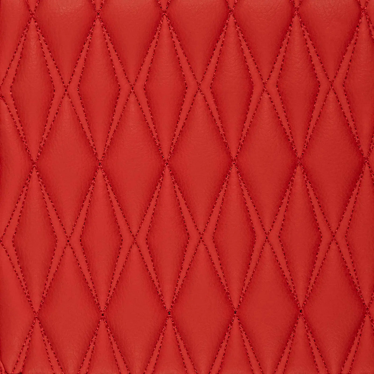 Luxus Twin-Diamond Double Layer Series Floor Mats | Ferrari Red & Onyx Charcoal Top Carpet