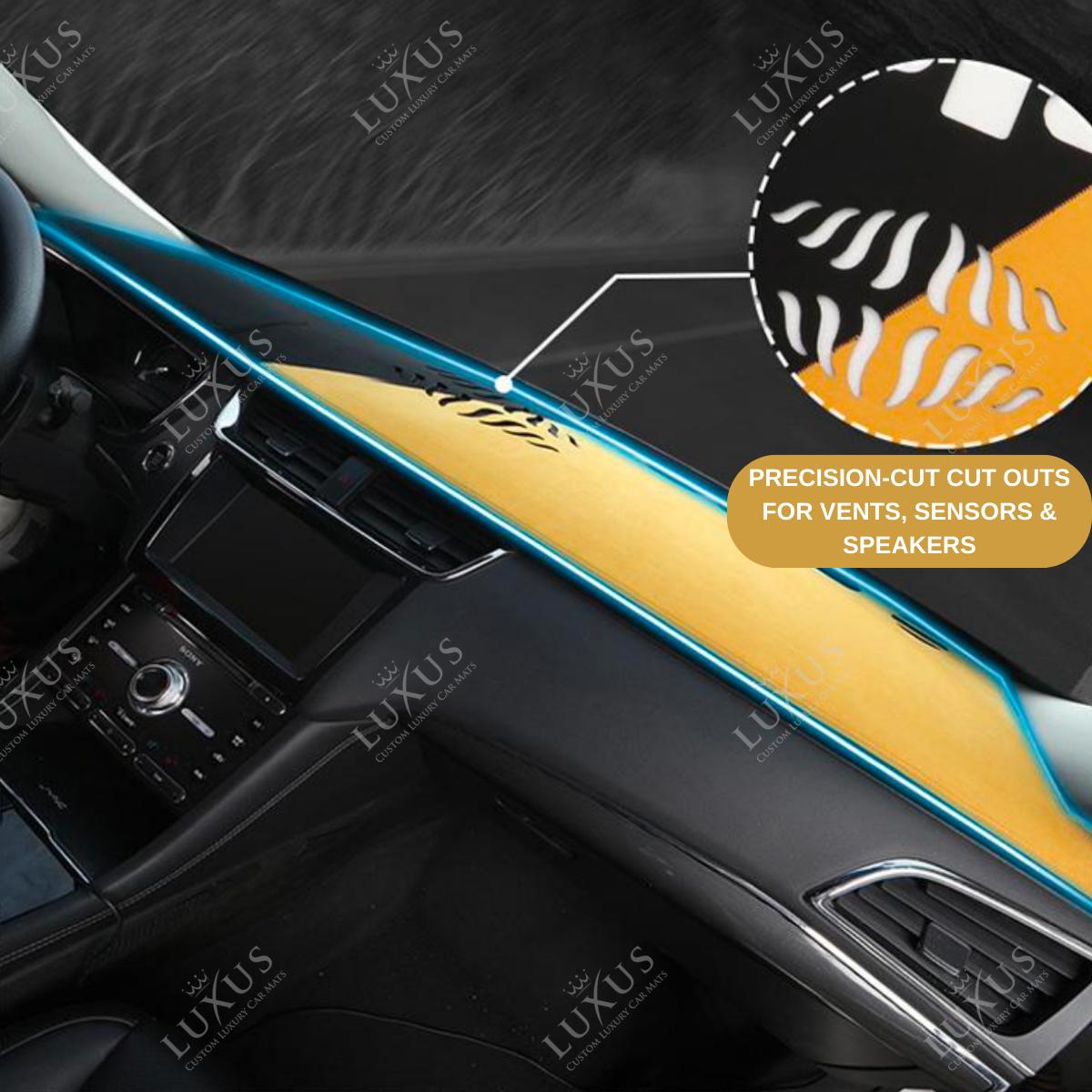 Car Dash Mat Dashboard Cover Dashmat Carpet For Renault / Dacia Logan 2013  2014