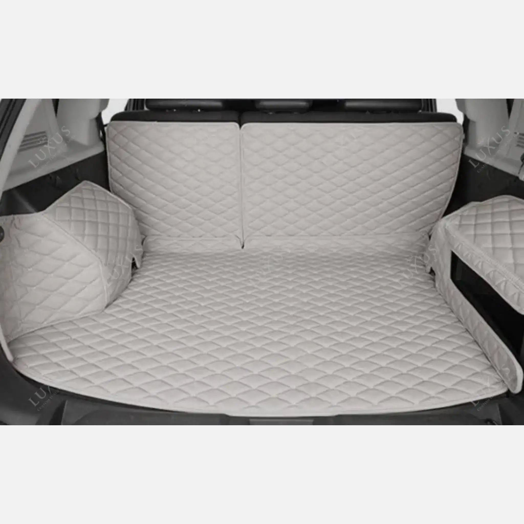 Luxus Car Mats™ - Lichtgrijze 3D luxe lederen koffer-/koffermat