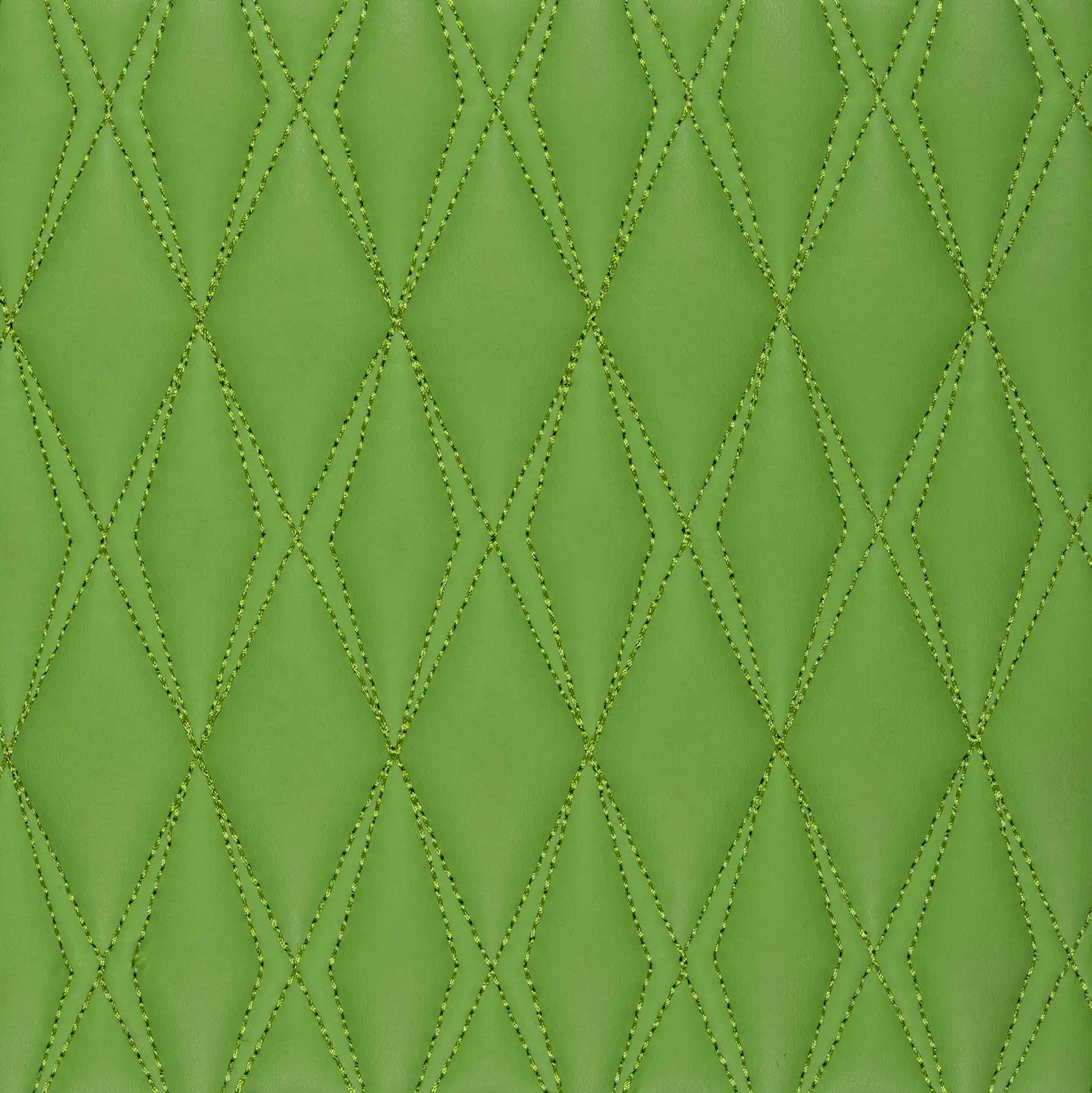 Luxus Twin-Diamond Double Layer Series Floor Mats | Lime Green & Sahara Stone Top Carpet