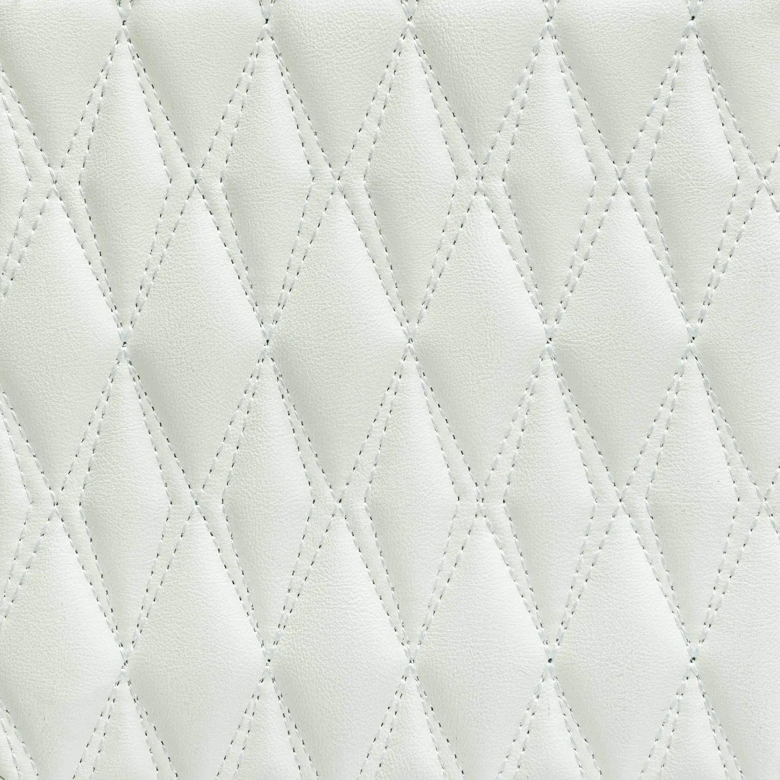 Luxus Twin-Diamond Double Layer Series Floor Mats | Snow White & Onyx Charcoal Top Carpet
