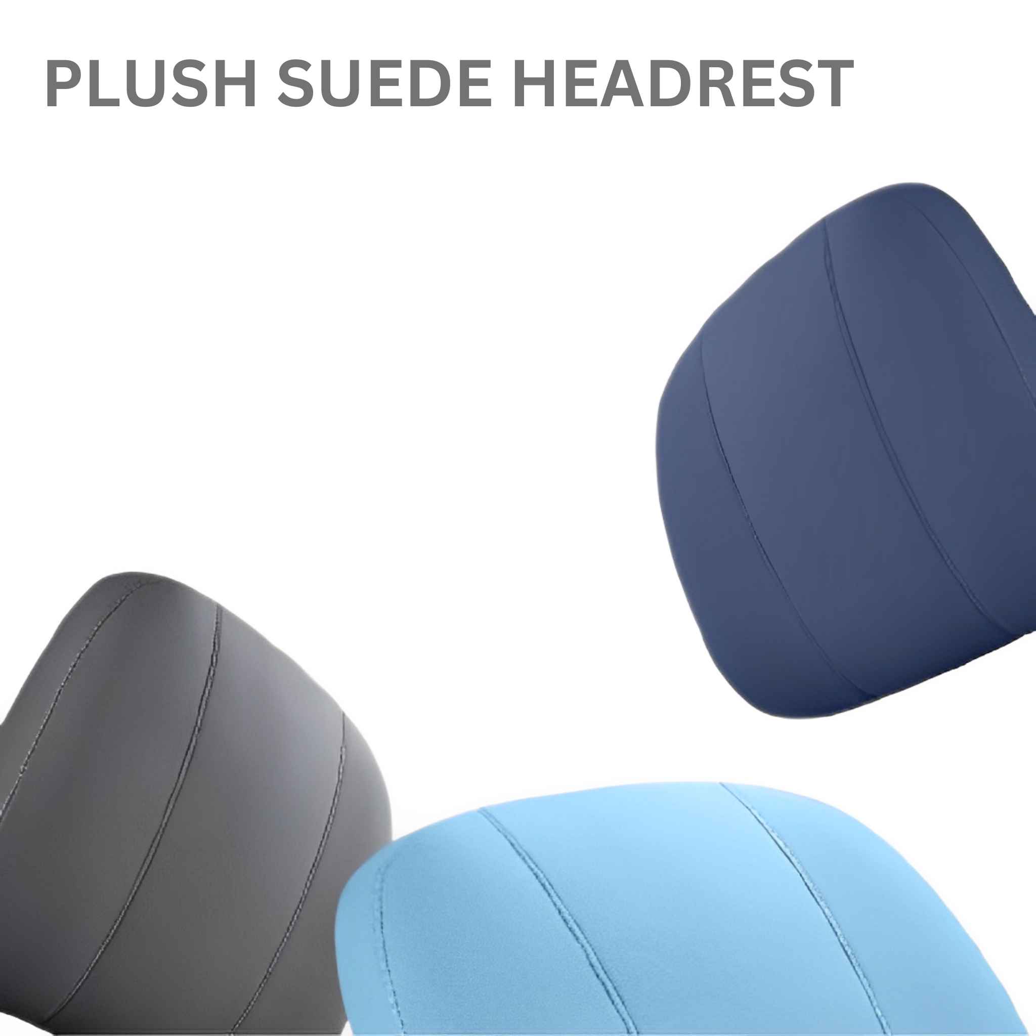 Minimalist Suede Seat Covers | Turquoise Blue