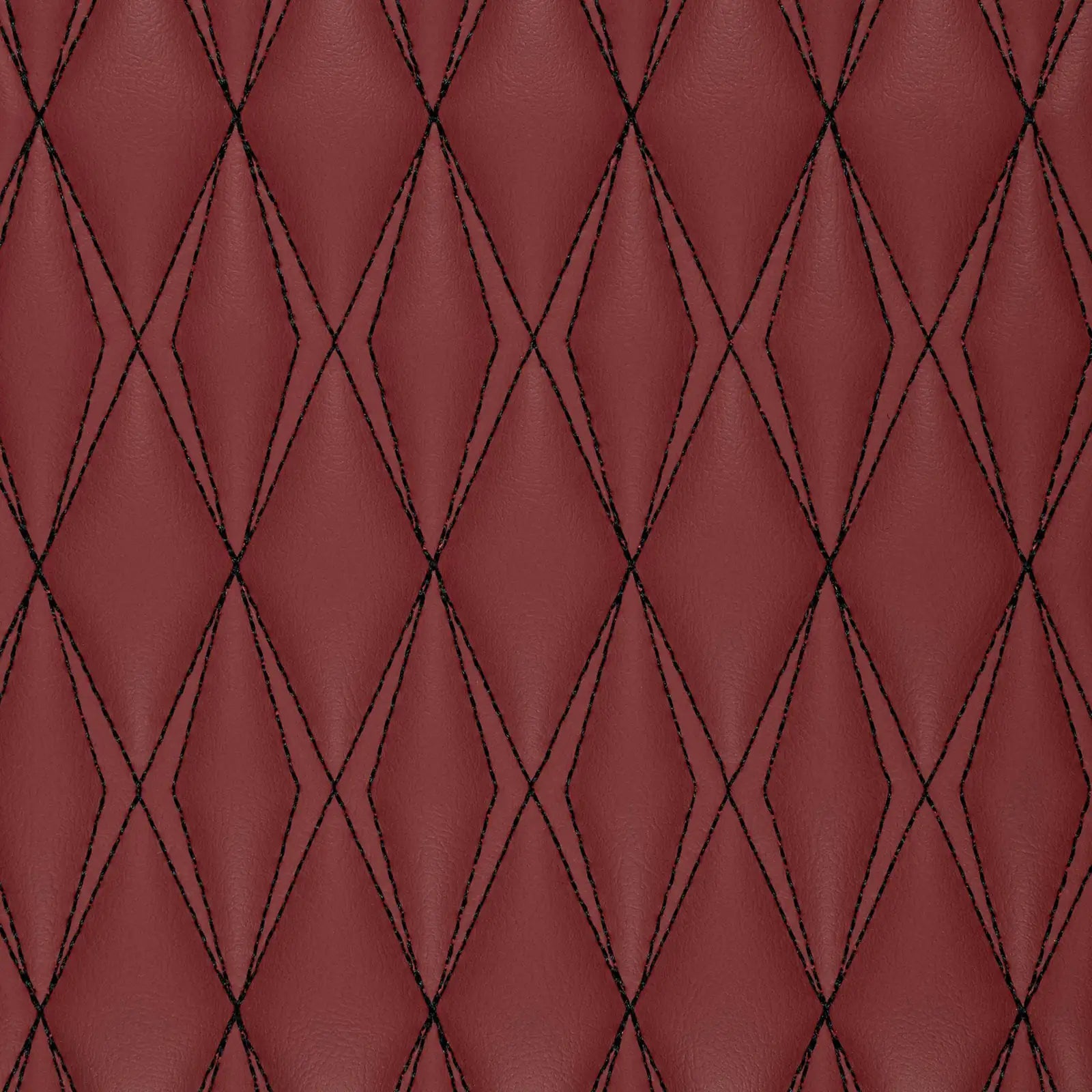 Luxus Twin-Diamond Double Layer Series Floor Mats | Wine Red & Sahara Stone Top Carpet